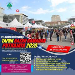 Makluman Pelawaan Penyewaan Tapak Bazar Ramadan Putrajaya 2023