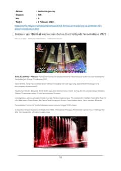 Formasi Air Muzikal warnai sambutan Hari Wilayah Persekutuan 2023