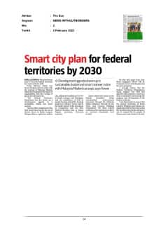 Smart city plan for federal territories by 2030