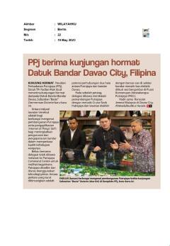 PPj terima kunjungan hormat Datuk Bandar Davao City, Filipina