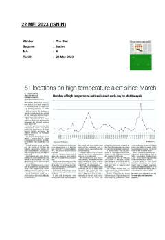 51 location on high temperature alert since march