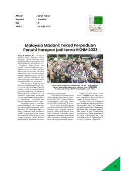 Malaysia Madani : Tekad Perpaduan Penuhi Harapan Jadi Tema Hari Kebangsaan & Hari Malaysia 2023