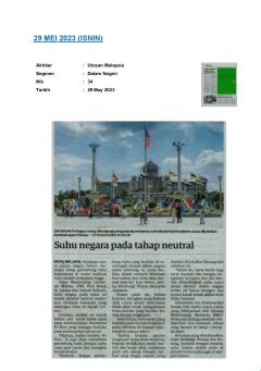 Suhu negara pada tahap neutral