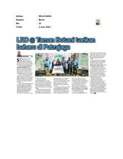 LRC@Taman Botani tarikan baharu di Putrajaya