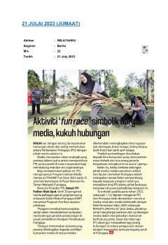 Aktiviti 'fun race' simbolik hargai media, kukuh hubungan