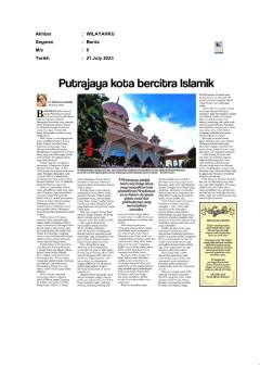 Putrajaya kota bercitra Islamik