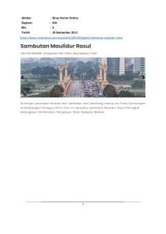 Sambutan Maulidur Rasul