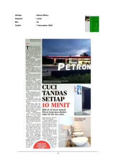 Cuci tandas setiap 10 minit