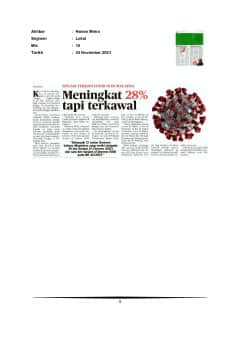 Meningkat 28% tapi terkawal