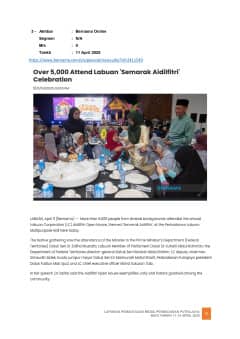 Over 5,000 Attend Labuan 'Semarak Aidilfitri' Celebration