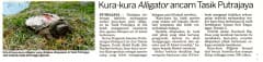 Kura-kura Aligator Ancam Tasik Putrajaya