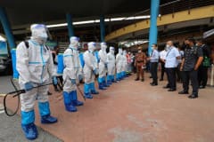Operasi Sanitasi Awam Di Pasar Awam Presint 8, Putrajaya