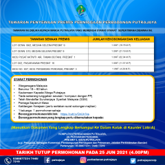 Tawaran Penyewaan Premis Perbadanan Putrajaya (PPj)