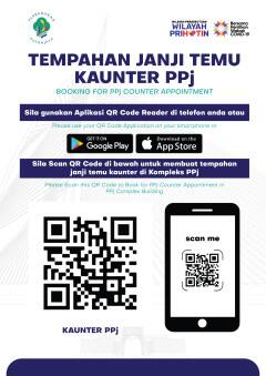 Tempahan Janji Temu Kaunter Perbadanan Putrajaya
