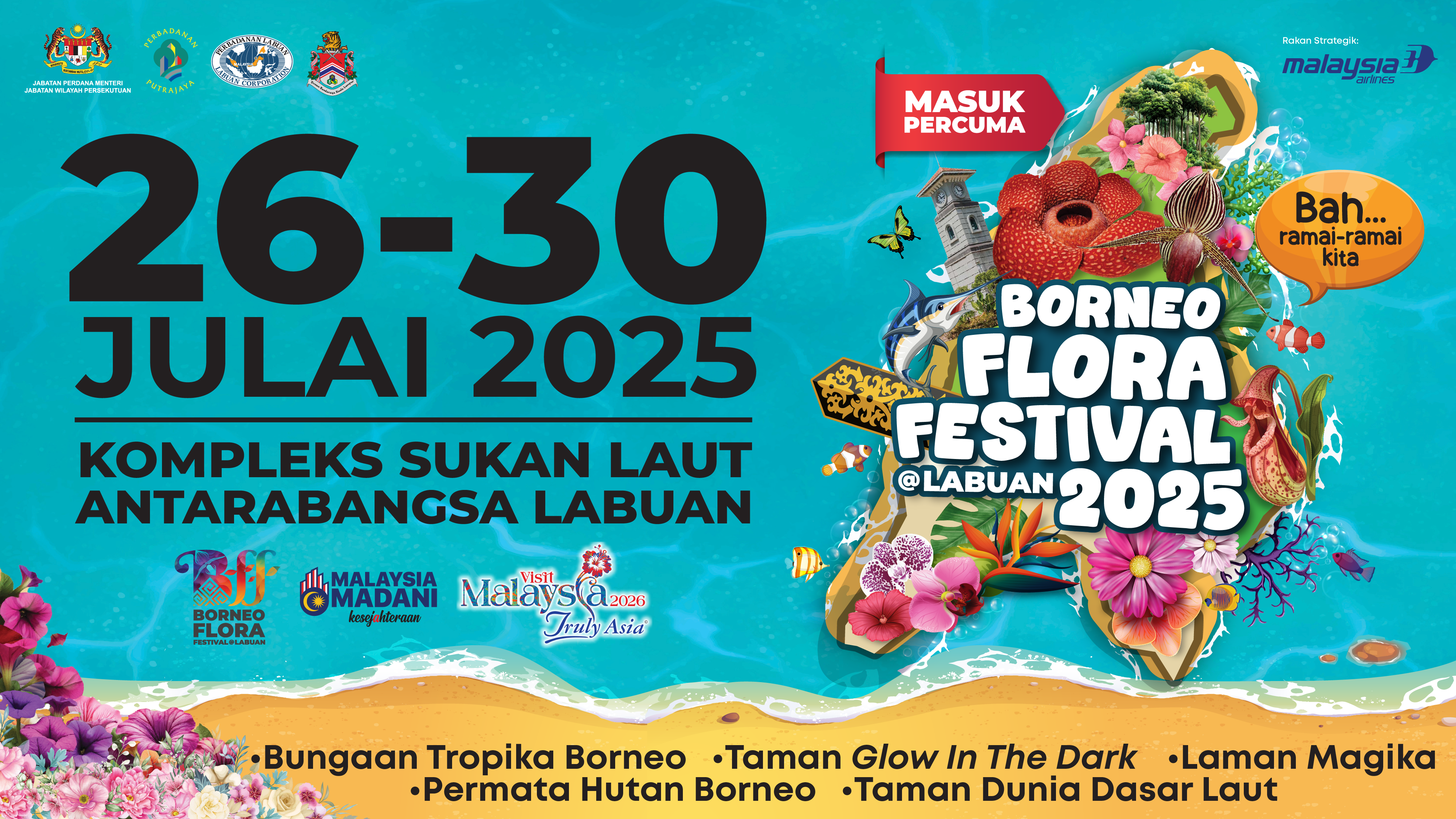 BORNEO FLORA FESTIVAL @ LABUAN 2025