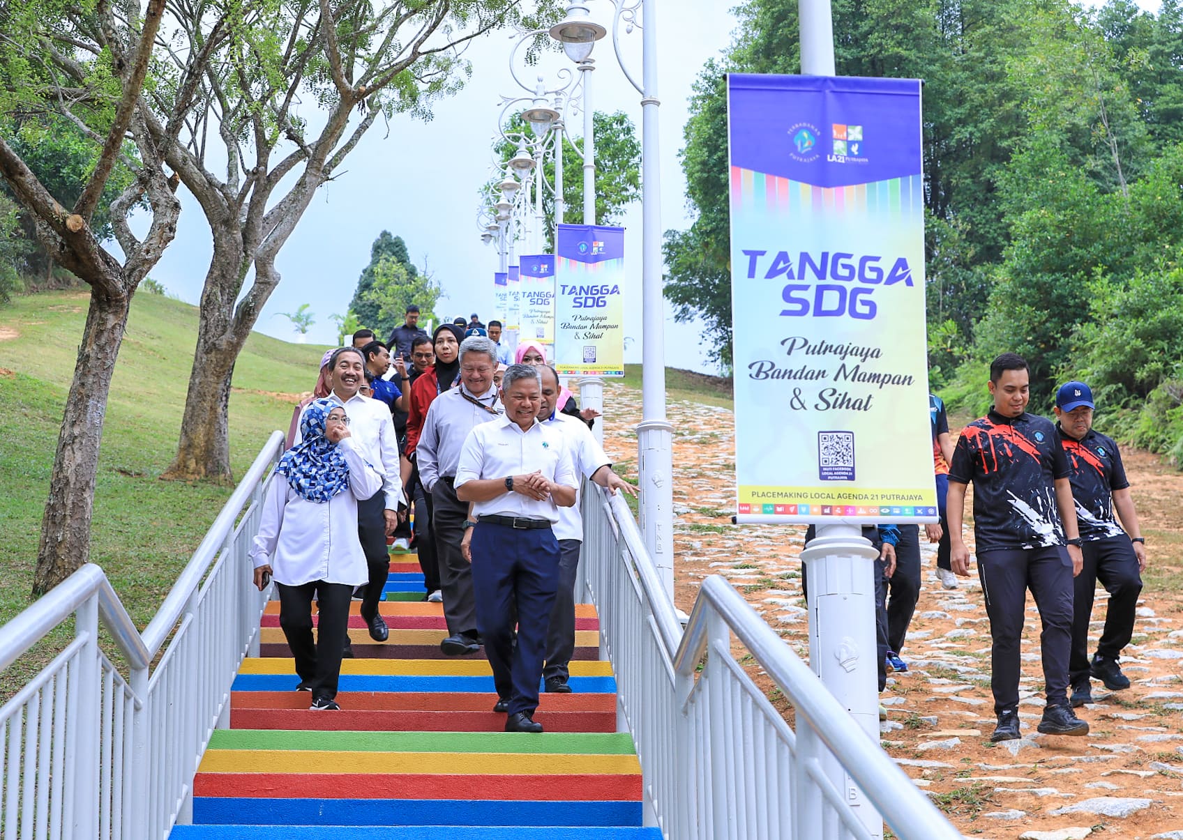MAJLIS PERASMIAN TANGGA SDG DI PRESINT 15, PUTRAJAYA OLEH YBHG. DATO' PRESIDEN PERBADANAN PUTRAJAYA