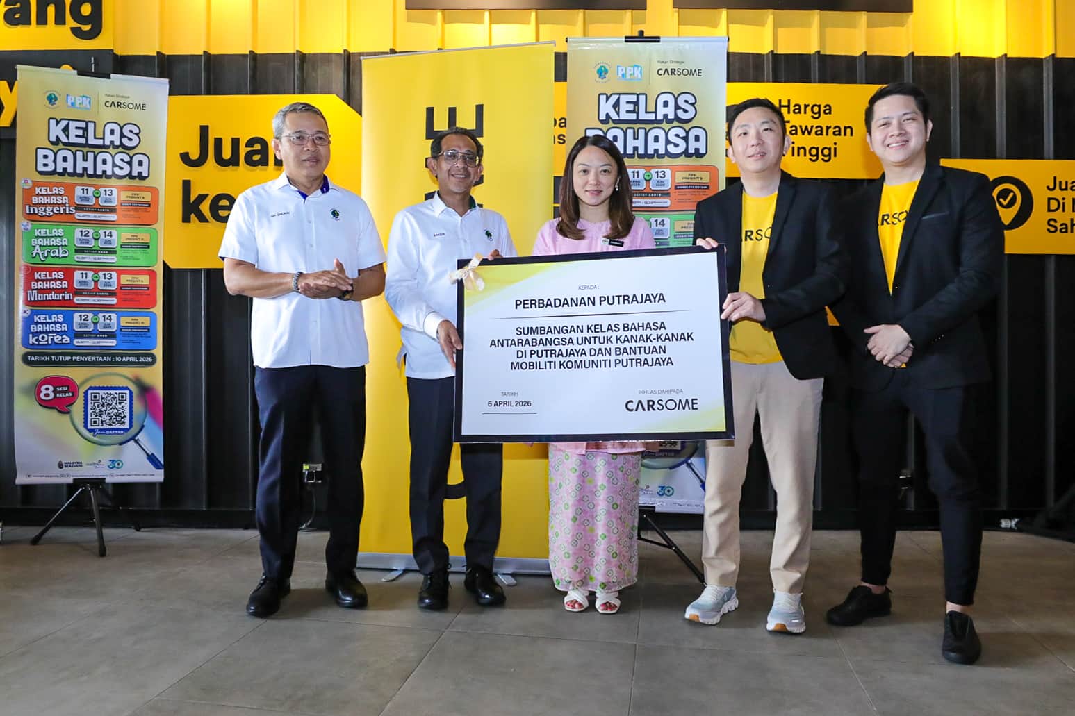 Majlis Pelancaran Program Kelas Bahasa Anjuran Pusat Pembelajaran Kejiranan Perbadanan Putrajaya