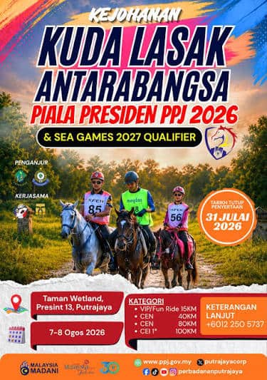 KEJOHANAN KUDA LASAK PIALA PRESIDEN PPJ 2026 & KELAYAKAN SEA GAMES 2026